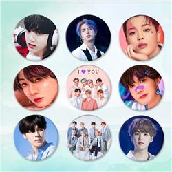 BTS anime pin