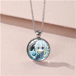 Sword art online anime necklace