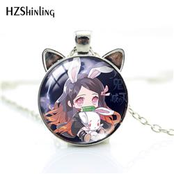 Demon slayer kimets anime necklace