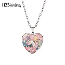 BTS anime necklace