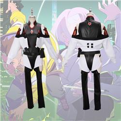 cyberpunk edgerunners anime cosplay clothing set+wig