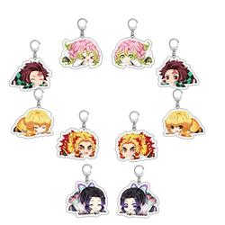 Demon slayer kimets anime keychain