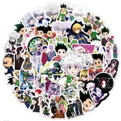 HunterX Hunter anime waterproof stickers (50pcs a set)