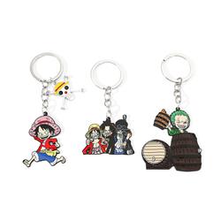 One Piece anime keychain