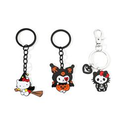 Kuromi anime keychain