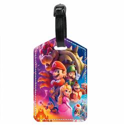 Super Mario anime travel suitcase tag