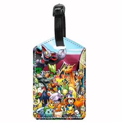 Pokemon anime travel suitcase tag