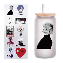 Tokyo Ghoul anime glass cup stickers 10.16*10.16cm