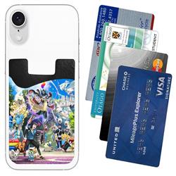 Pokemon anime mobile phone back cover with ID card holder 9.7cm*6.6cm*1.0cm