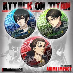 Attack on Titan anime pin