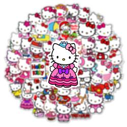 hello kitty anime waterproof stickers (50pcs a set)