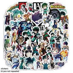 My Hero Academia anime waterproof stickers (50pcs a set)