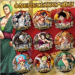 One Piece anime pin 75mm