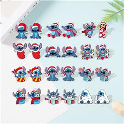 stitch anime earring