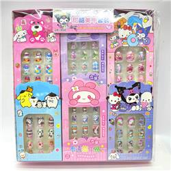 Kuromi anime nail Sticker 36 pcs a set