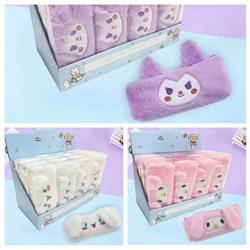 Kuromi anime plush pencil bag 16pcs a set