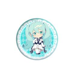 Hatsune Miku anime pin 75mm