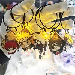 Naruto anime pendant light keychain