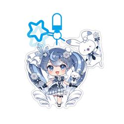 Hatsune Miku anime keychain