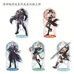 Genshin Impact anime standing plate 15cm