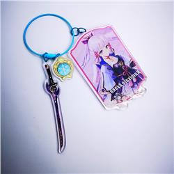 Genshin Impact anime keychain