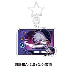 Honkai: Star Rail anime keychain