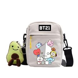 BTS anime bag 18cm*14cm*5cm