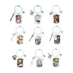 Genshin Impact anime keychain