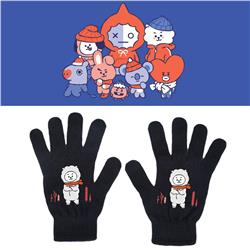 BTS anime glove