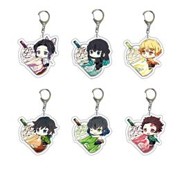 Demon slayer kimets anime keychain