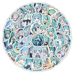 Hatsune Miku anime sticker 100 pcs set