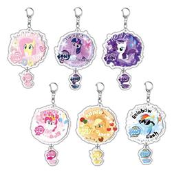 My little pony anime keychain