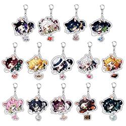 Demon slayer kimets anime keychain