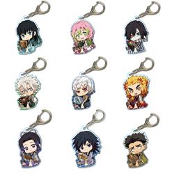 Demon slayer kimets anime keychain