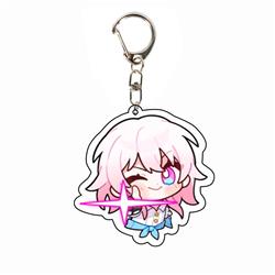 Honkai: Star Rail anime keychain