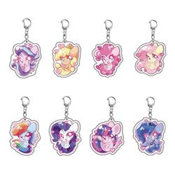 My little pony anime keychain