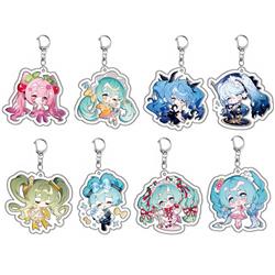 Hatsune Miku anime keychain