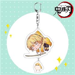 Demon slayer kimets anime keychain