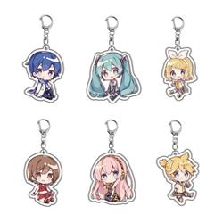 Hatsune Miku anime keychain