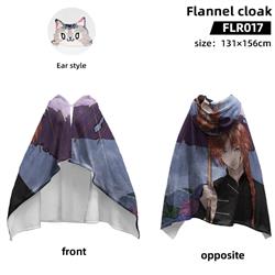 Gintama anime flannel cloak 131*156cm