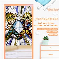 Dragon ball anime door curtain