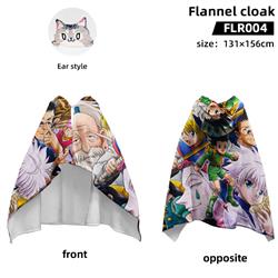 HunterX Hunter anime flannel cloak 131*156cm