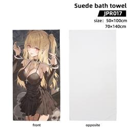 Death Note anime suede bath towel 70*140cm