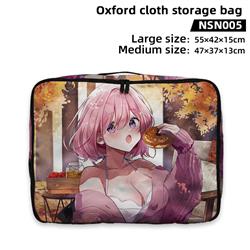 EVA anime oxford cloth storage bag 55*42*15cm