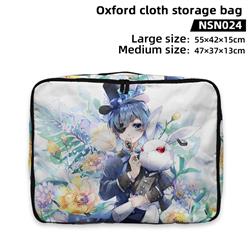 Kuroshitsuji anime oxford cloth storage bag 55*42*15cm