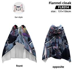 Bleach anime flannel cloak 131*156cm