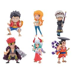 One piece anime figure 4-5cm