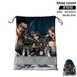 Attack on Titan anime shoe cover 42*33cm