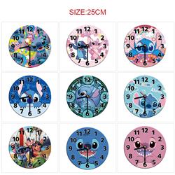 stitch anime wall clock