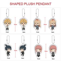 chainsaw man anime plush doll 12cm 5 pcs a set